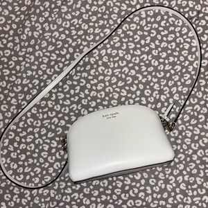 White Kate Spade Cameron Dome Crossbody
